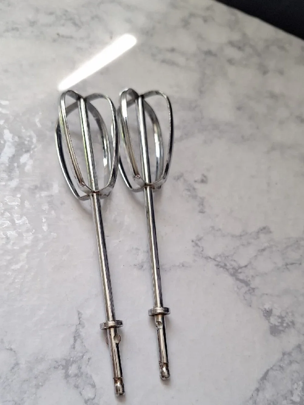 Stainless Steel Hand Mixer Beaters - Silver